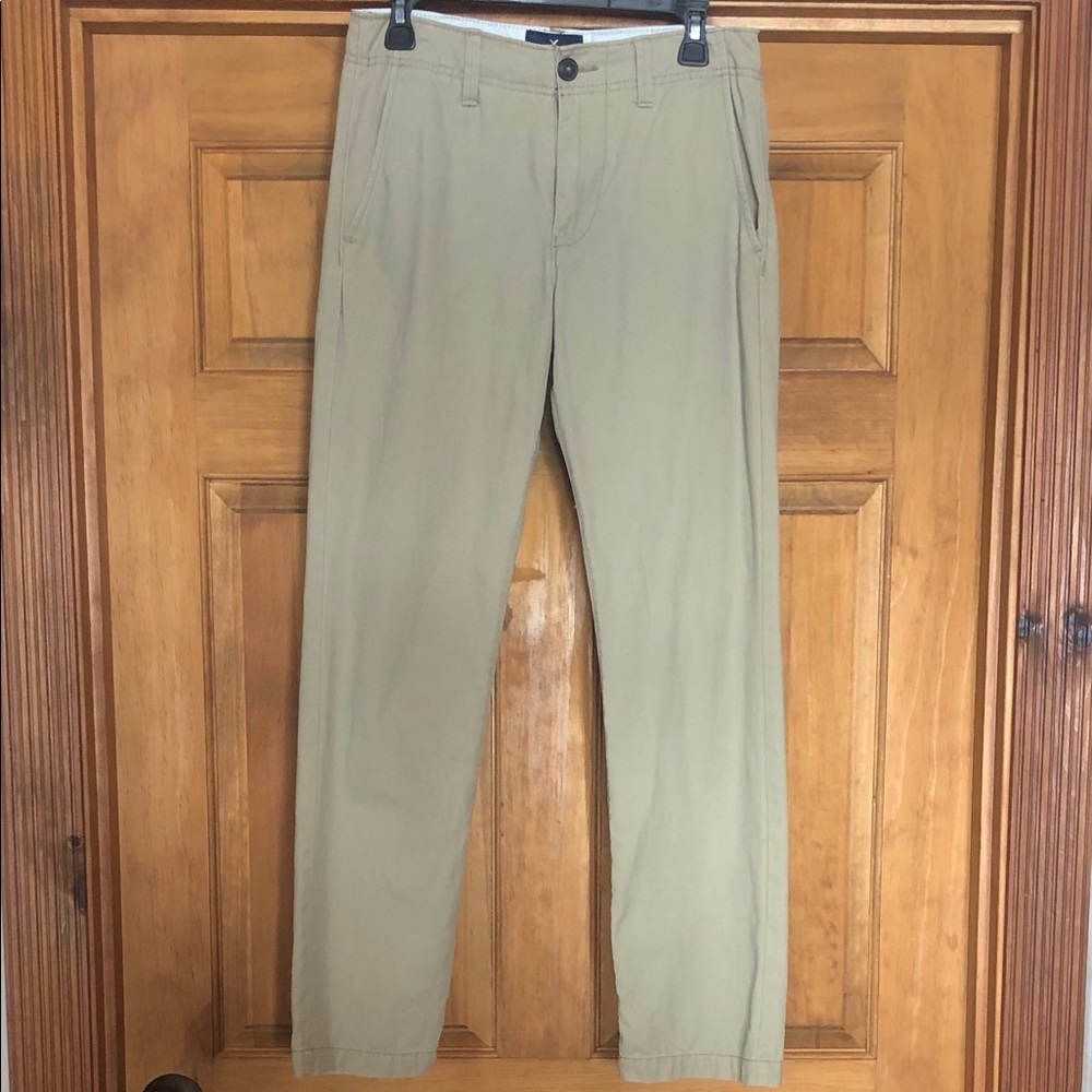 American Eagle Khaki Chino Pants